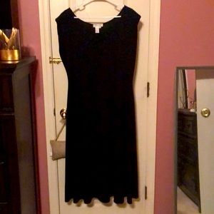 Coldwater Creek dress black midi dress